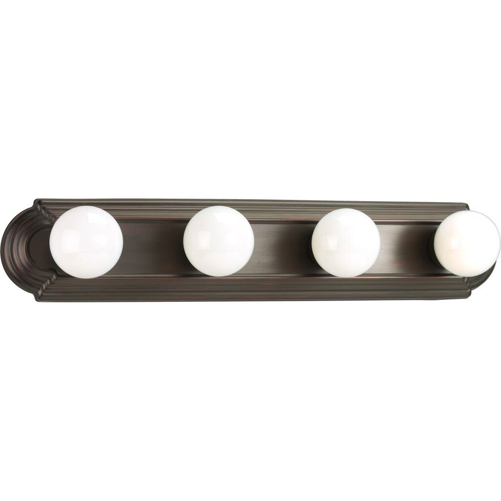 Progress Lighting P3025-20 Bath Fixture Four-light embossed wall mount