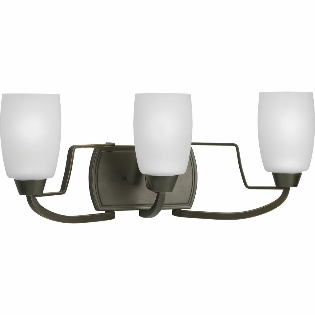 Progress Lighting P2796-20 Bath Fixture Sweeping arching elegant arms