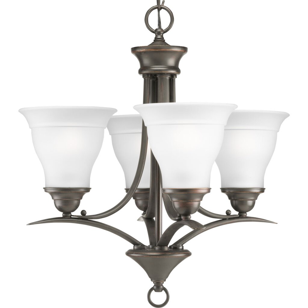 Progress Lighting P4326-20 Chandelier Fixture Four-light chandelier
