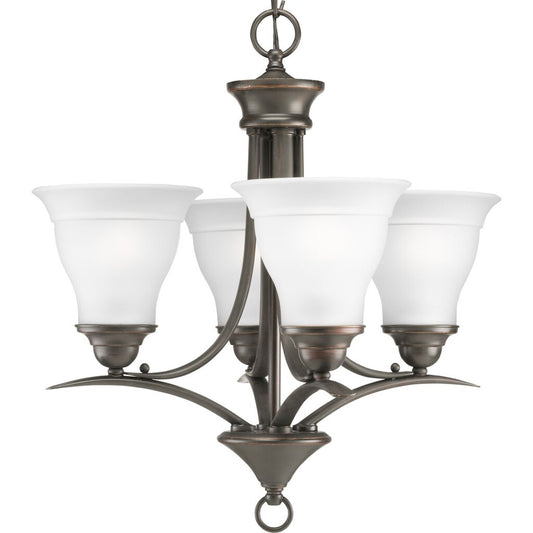 Progress Lighting P4326-20 Chandelier Fixture Four-light chandelier