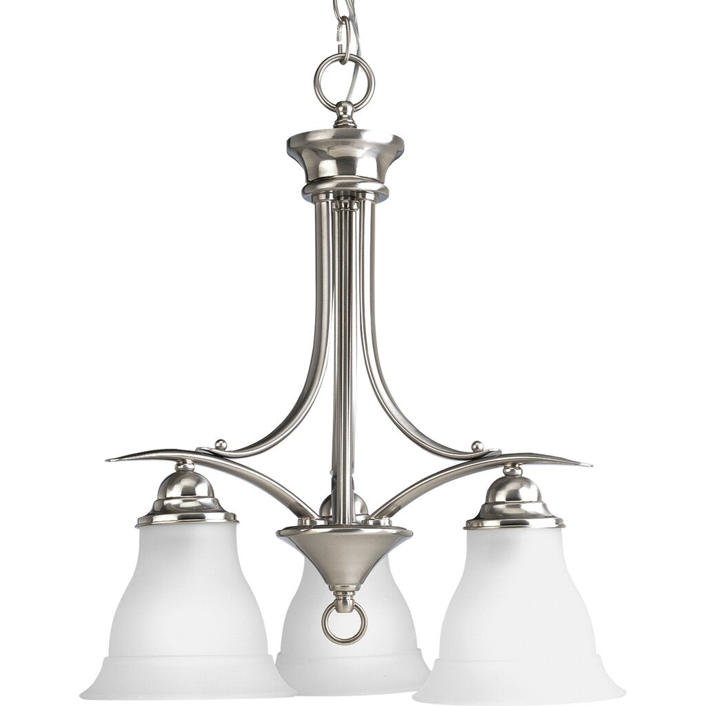Progress Lighting P4324-09 Chandelier Fixture Three-light chandelier