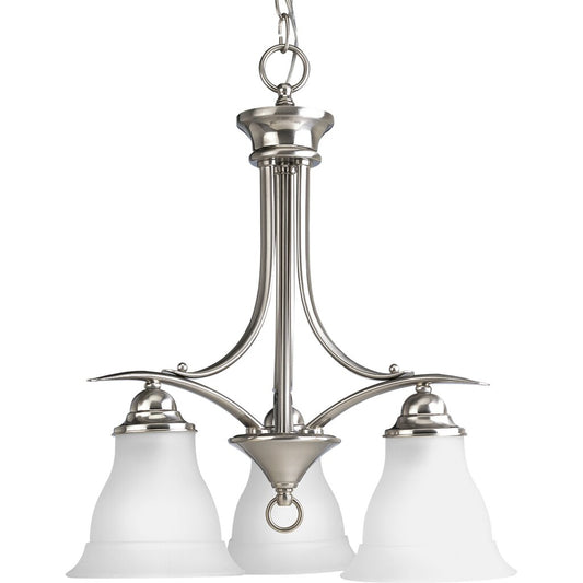 Progress Lighting P4324-09 Chandelier Fixture Three-light chandelier