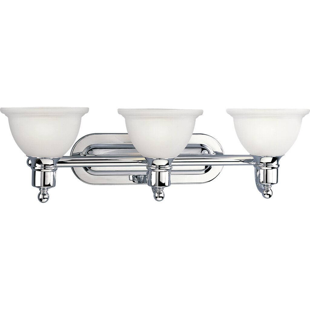 Progress Lighting P3163-15 Bath Fixture Polished Chrome Three-light