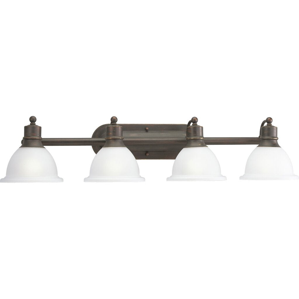 Progress Lighting P3164-20 Bath Fixture Antique Bronze Four-light wall