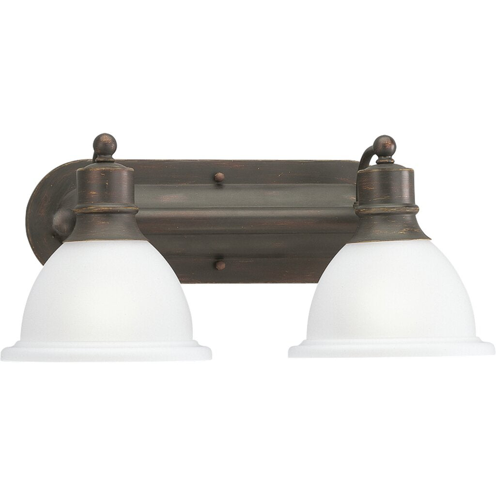 Progress Lighting P3162-20 Bath Fixture Antique Bronze Two-light wall