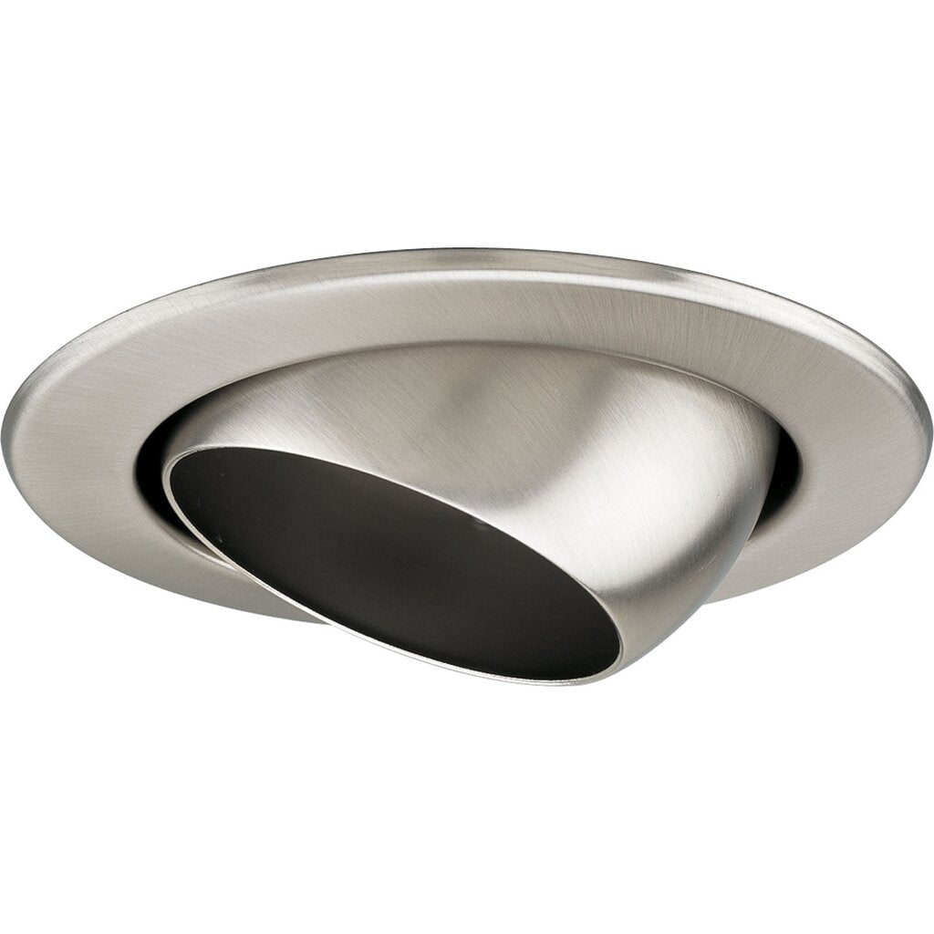 Progress Lighting P8046-09 Fixture 4 in Eyeball Trim a Brushed Nickel