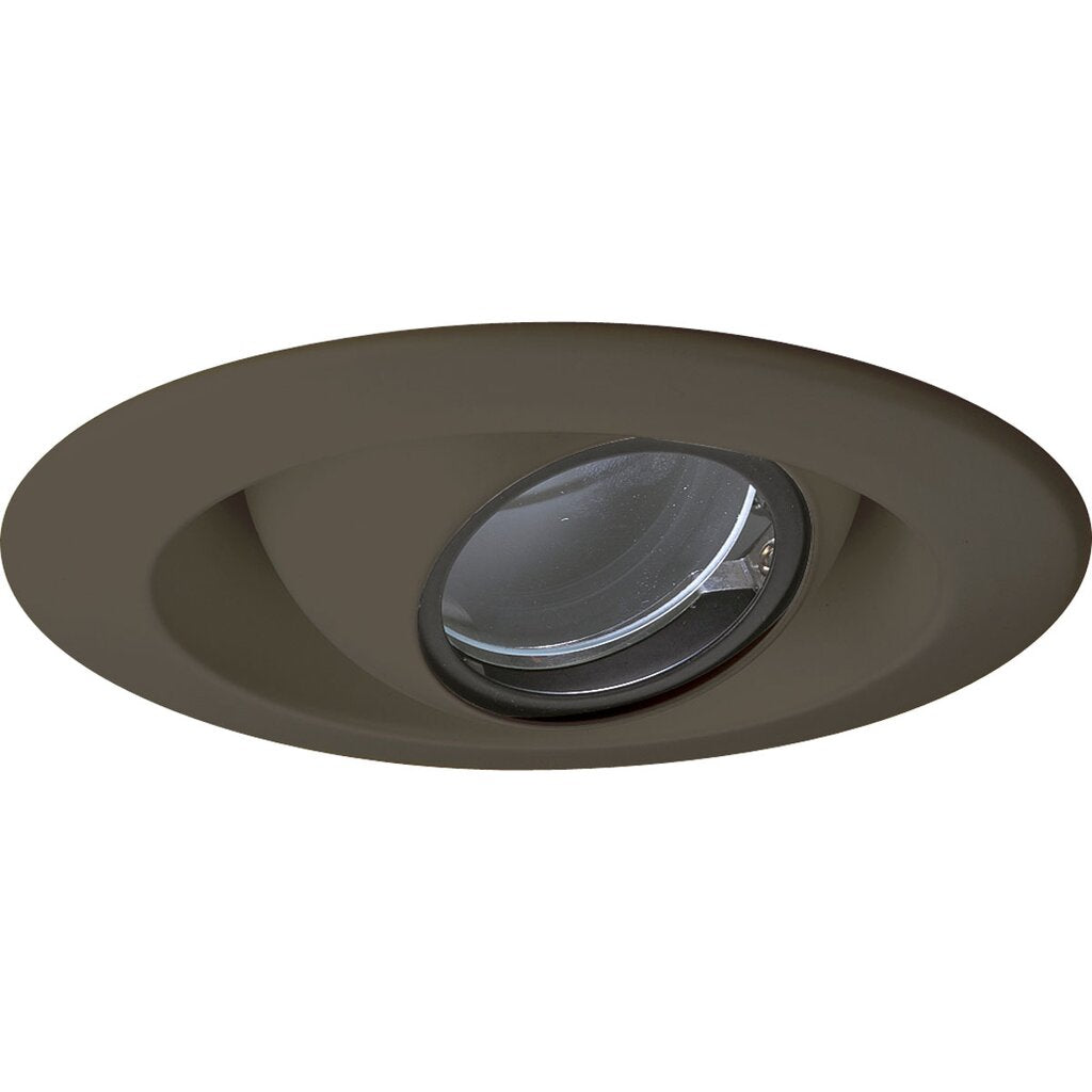 Progress Lighting P8057-20 Fixture 4 in Eyeball Trim Antique Bronze