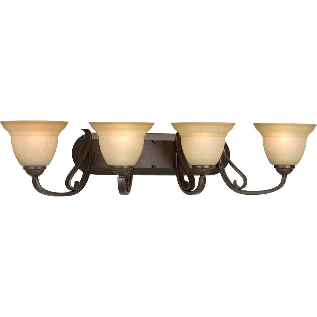 Progress Lighting P2884-77 Bath Fixture Four-light bath bracket from