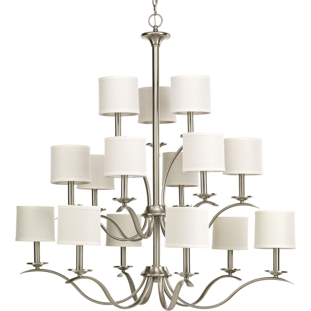 Progress Lighting P4650-09 Chandelier Fixture Harkening back to a
