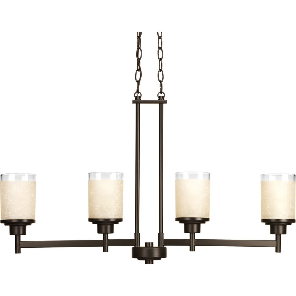 Progress Lighting P4619-20 Fixture Four-light linear chandelier