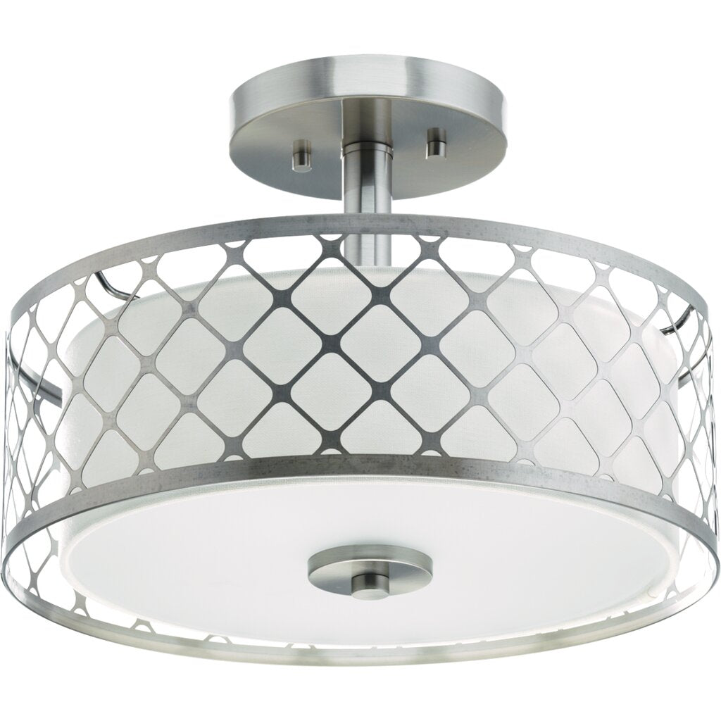 Progress Lighting P2332-0930K9 17W LED Fixture One-light semi-flush
