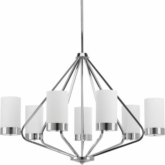 Progress Lighting P400023-015 Chandelier Fixture Achieve a mid-century