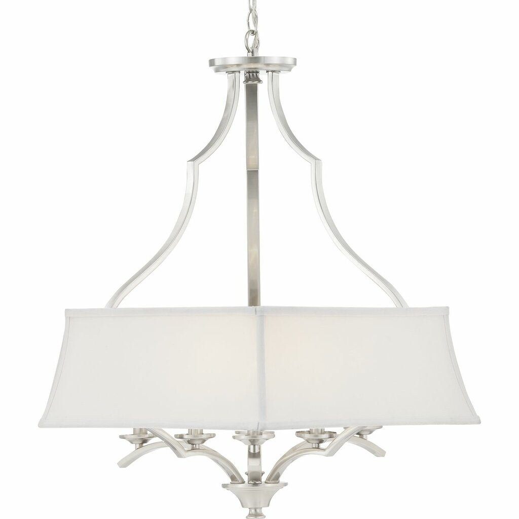 Progress Lighting P500167-009 Fixture Featuring artful angles and soft