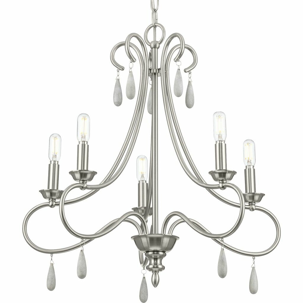 Progress Lighting P400267-009 Fixture Add a touch of casual charm with