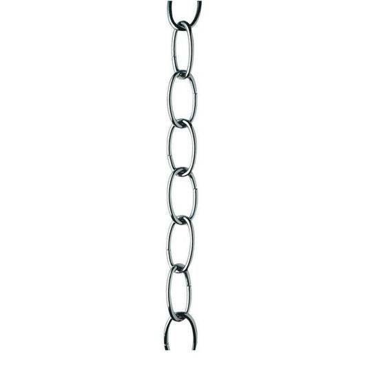 100 pack - Westinghouse 2146100 8 Gauge Fixture Chain Chrome Finish