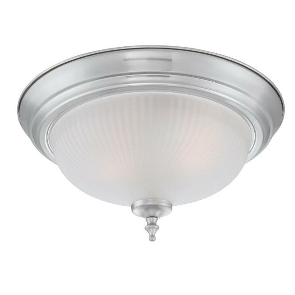 Westinghouse 6344400 Close-to-ceiling Fixture 2 Light Flush Brushed