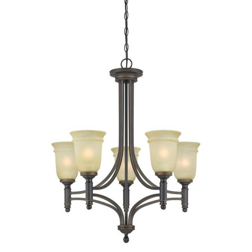 Westinghouse 6342900 Chandelier Fixture 5 Light Oil Rubbed Bronze