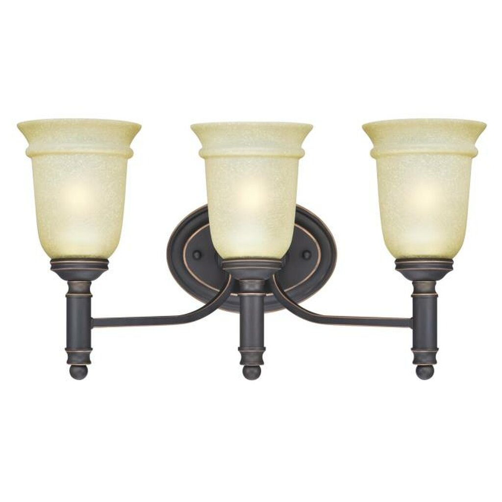 Westinghouse 6342800 Fixture 3 Light Wall Oil Rubbed Bronze Finish