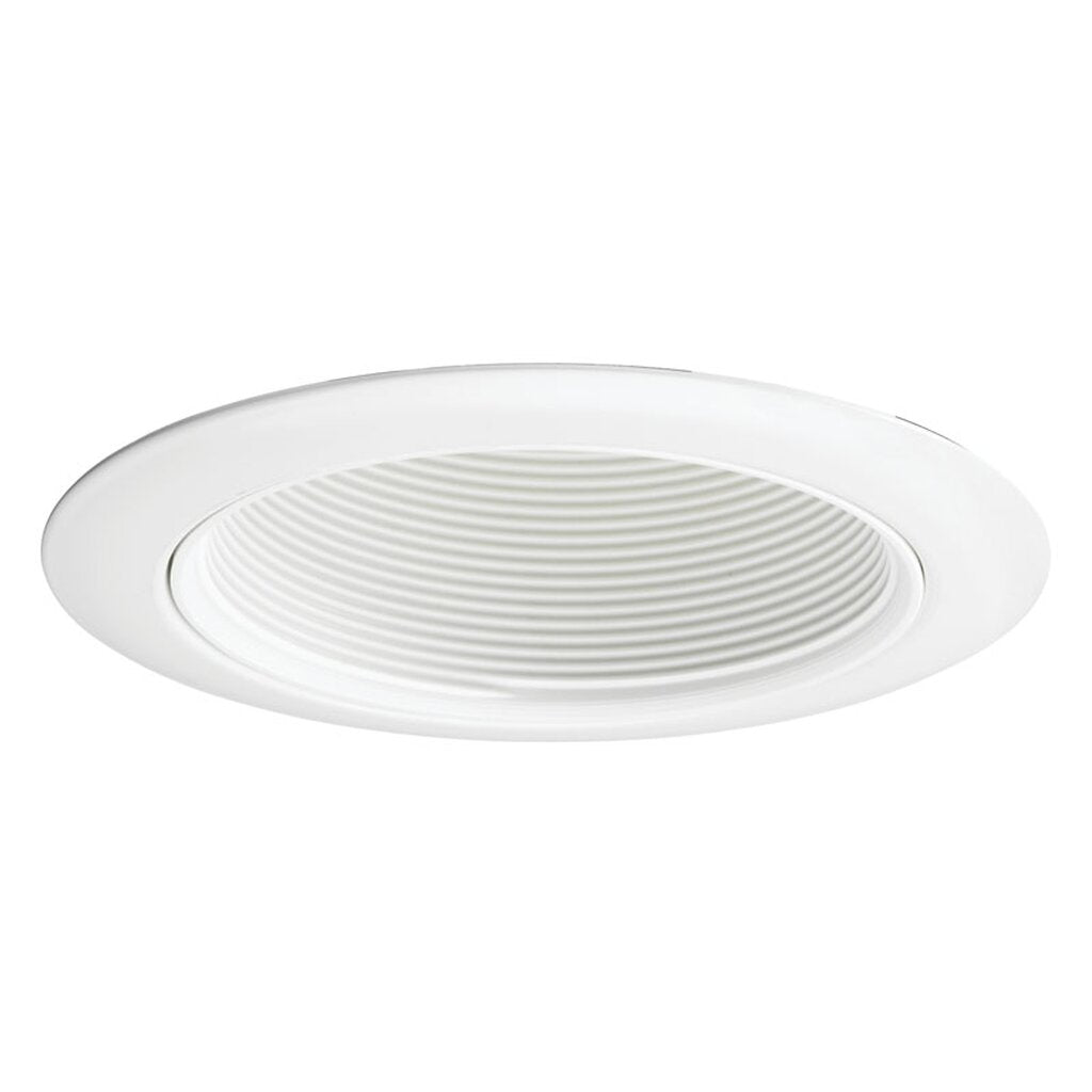 Lithonia 14 WWH Juno 4-inch line voltage recessed baffle trim is ideal