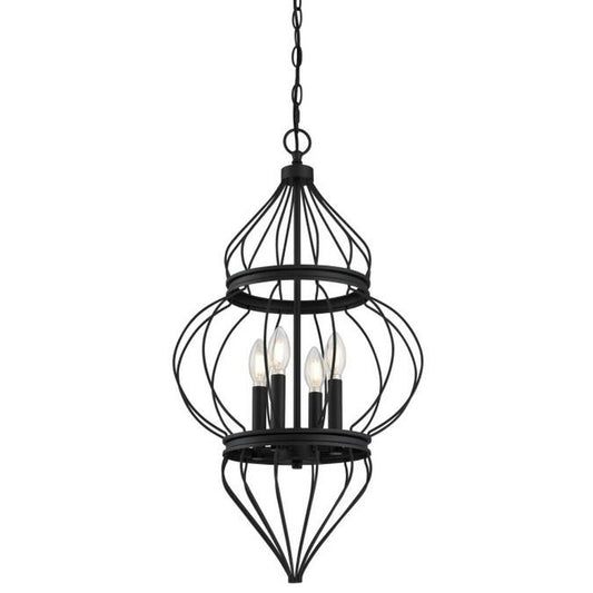 Westinghouse 6368600 Chandelier Fixture Salma 4 Light Matt