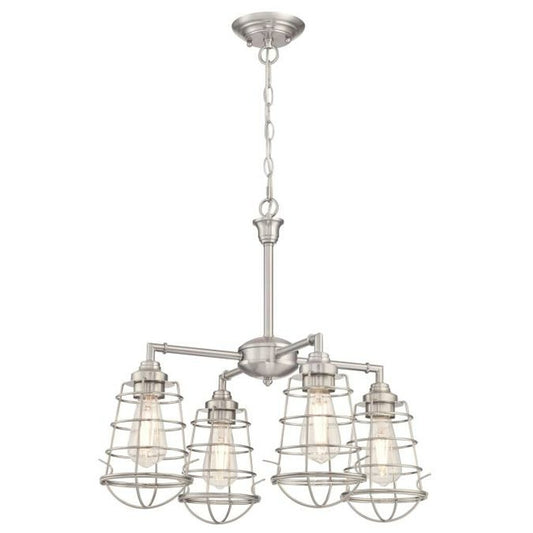 Westinghouse 6367100 Chandelier Fixture Nolan 4 Light /Semi-