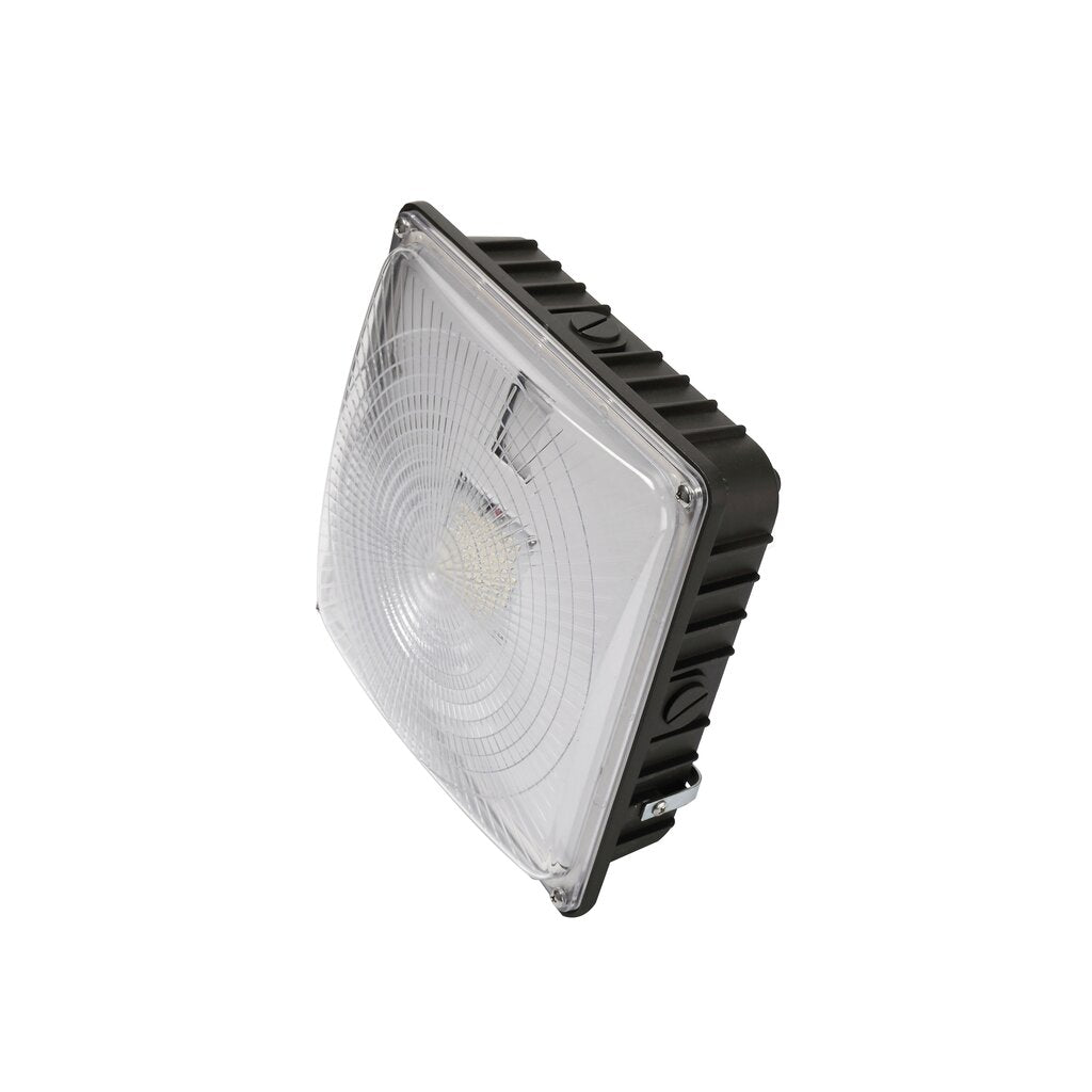 Luxrite LR40700 45W LED Dimmable Fixture LEDCN45/50K/UNV/B canopy