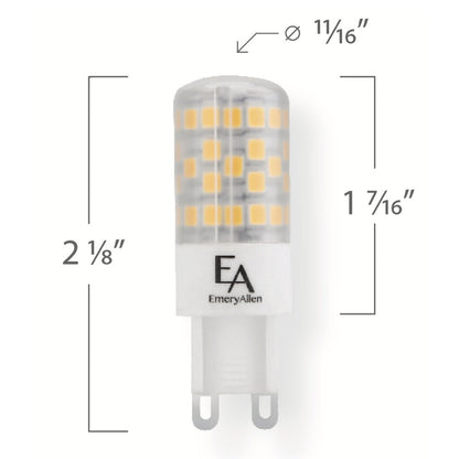 EmeryAllen EA-G9-4.5W-001-309F-D 4.5W WHITE LED Light Bulb
