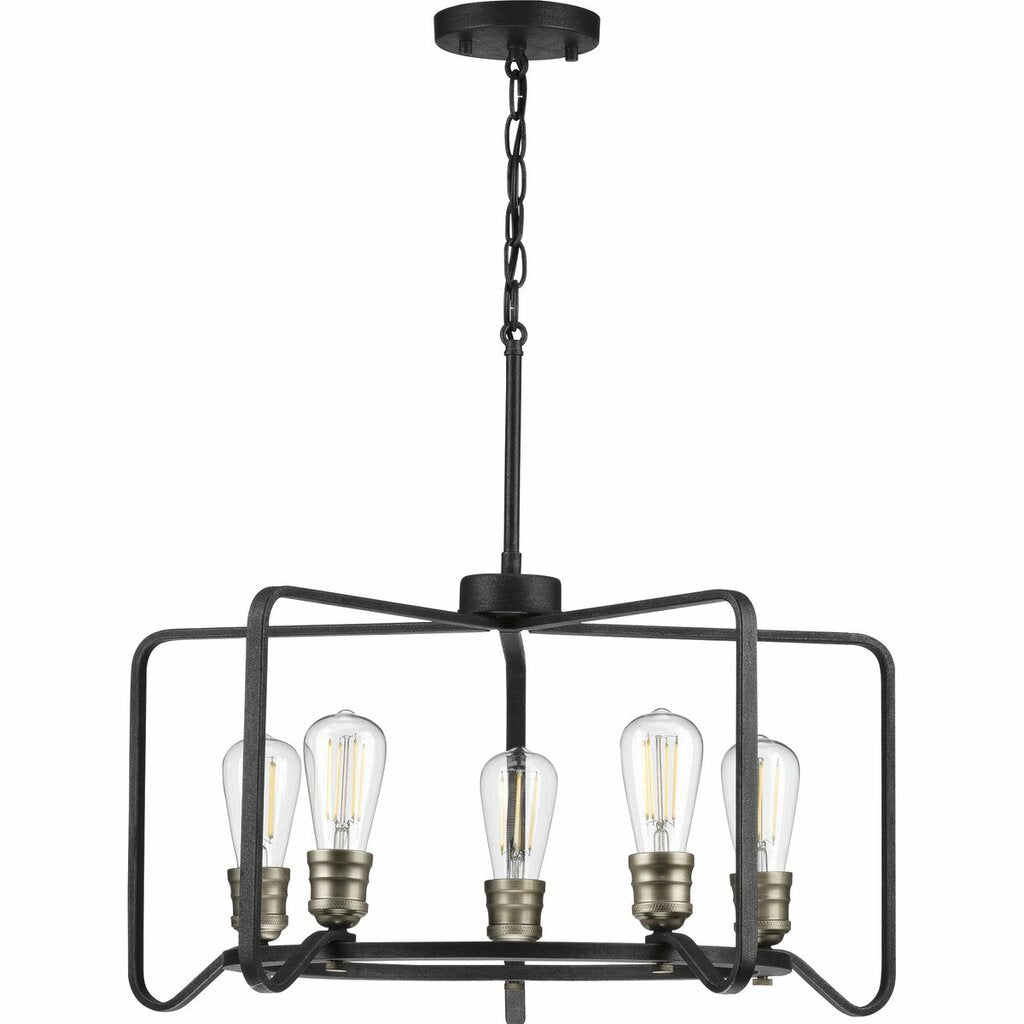 Progress Lighting P400153-071 Fixture The airy antique frame of the