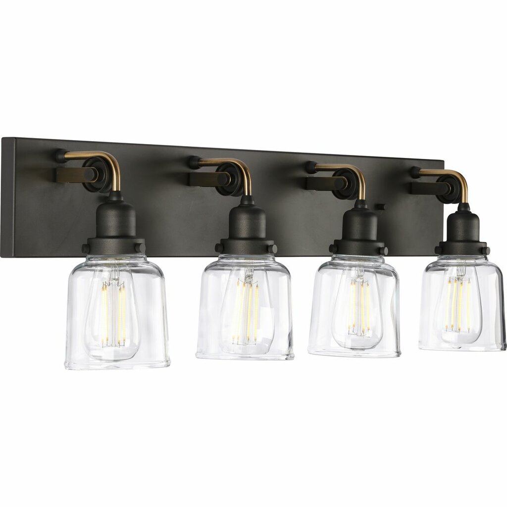 Progress Lighting P300229-143 Fixture The Rushton four-light bath