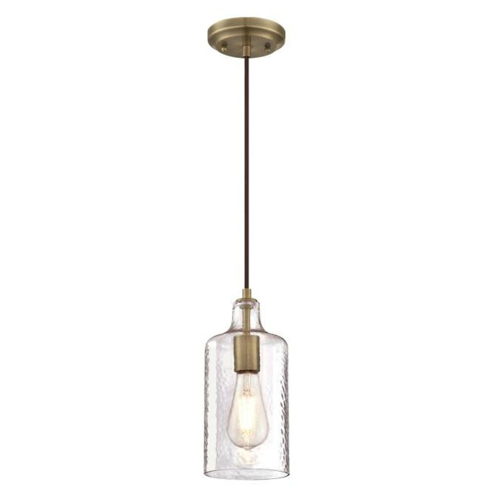 Westinghouse 6371400 Pendant Fixture Mini Antique Brass Fi