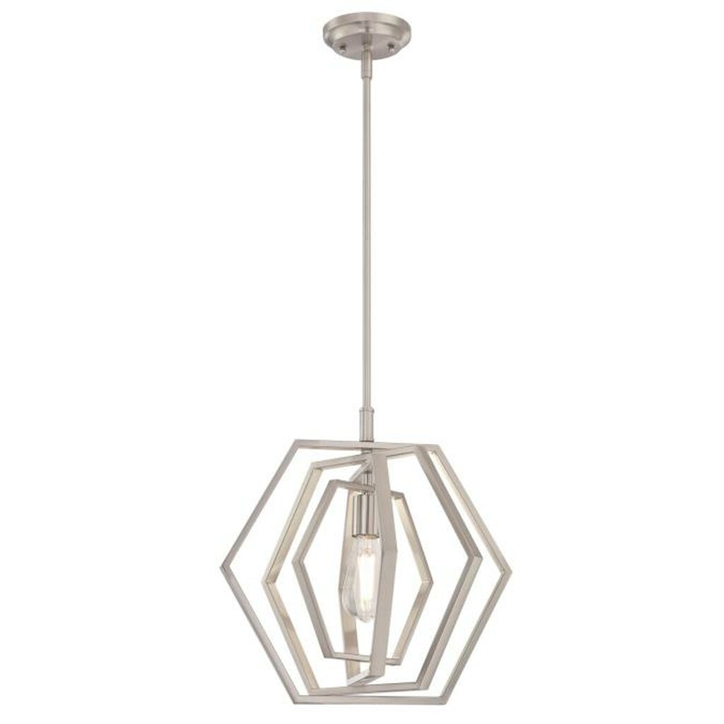 Westinghouse 6369800 Pendant Fixture Brushed Nickel Finish