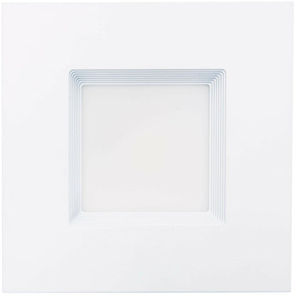 Luxrite LR23788 14W LED Dimmable Fixture 5-6" Downlight Square Baffled