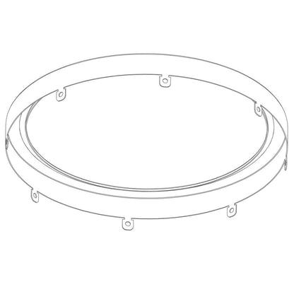 Luxrite LR23676 Trim LED10/SLIM5/RD/TRIM/BN