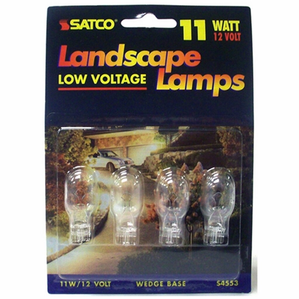 4 pack - Satco S4553 11W T7 Light Bulb