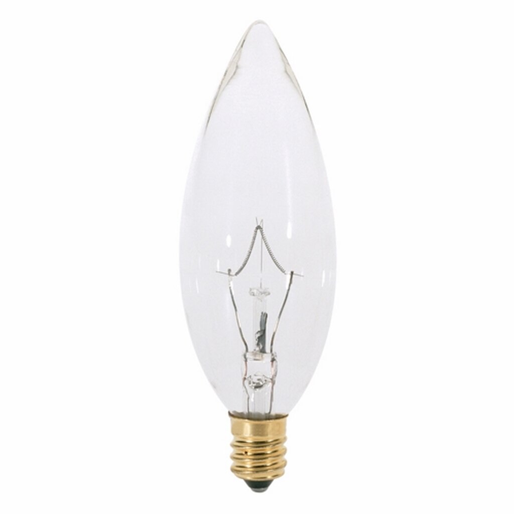 25 pack - Satco S3393 25W B10 Light Bulb