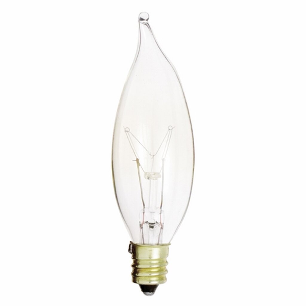 25 pack - Satco A3673 15W CA8 Light Bulb