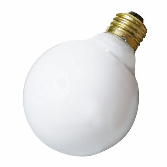6 pack - Satco S3440 25W G25 Warm White Incandescent Light Bulb