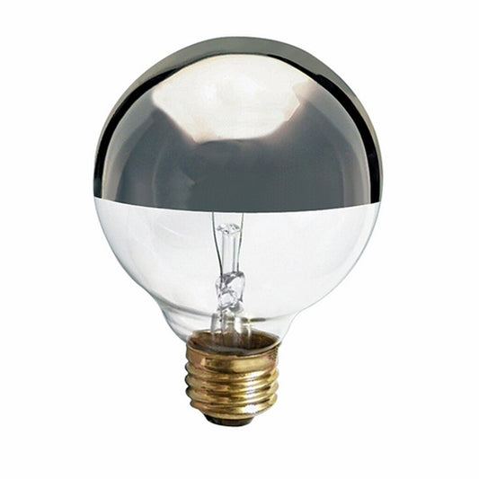 6 pack - Satco S3860 25W G25 Warm White Incandescent Light Bulb