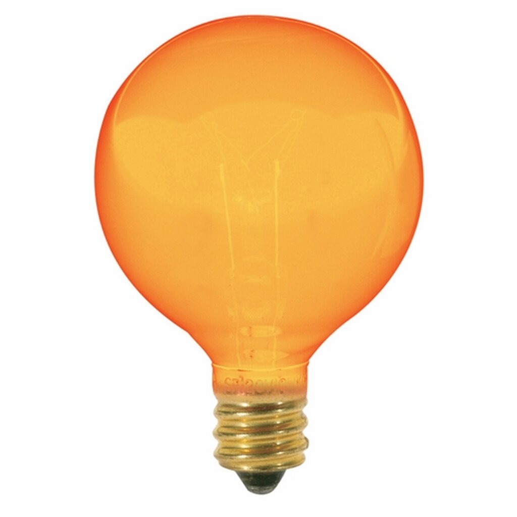 25 pack - Satco S3836 10W G12.5 Amber Light Bulb