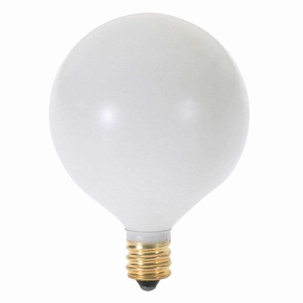 Satco S3825 25W G16.5 Soft White Incandescent Light Bulb
