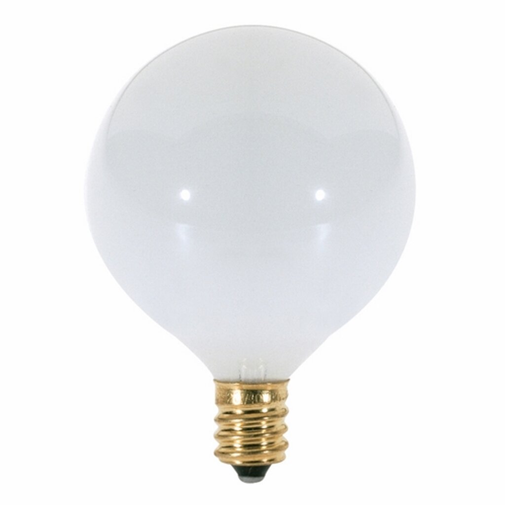 25 pack - Satco S3260 25W G16.5 Light Bulb