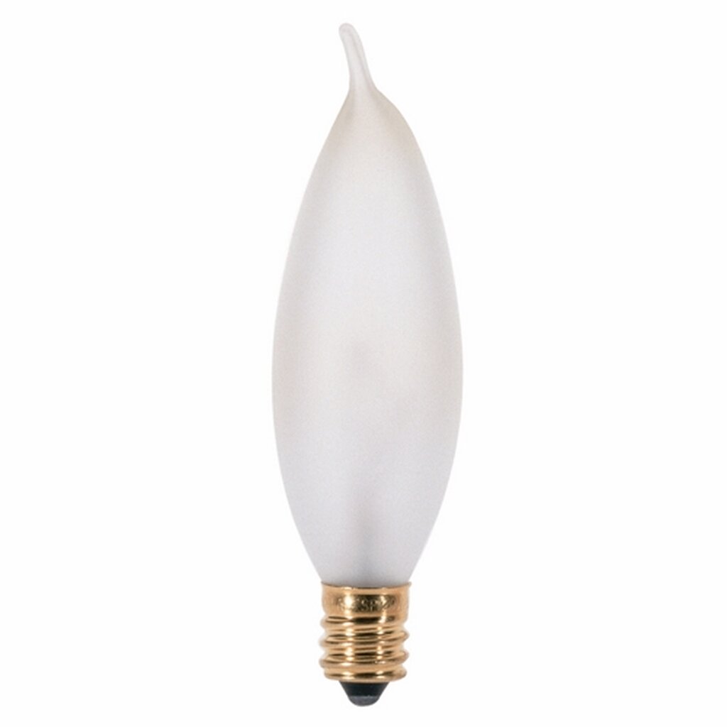 Satco S3277 15W CA8 Warm White Incandescent Light Bulb