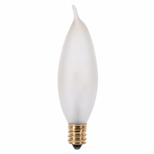 Satco S3277 15W CA8 Warm White Incandescent Light Bulb