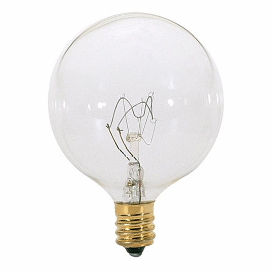 Satco A3923 40W G16.5 Incandescent Light Bulb