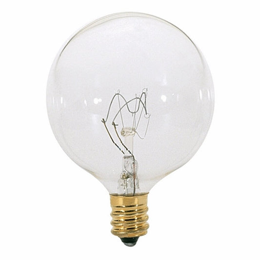 Satco A3921 15W G16.5 Warm White Incandescent Light Bulb