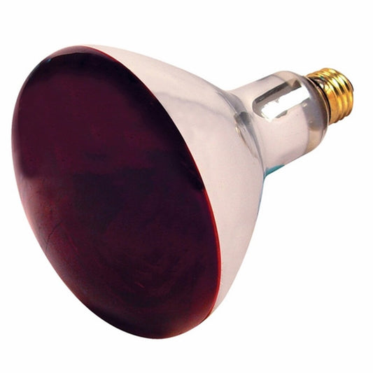 Satco S4998 250W R40 Red Incandescent Light Bulb