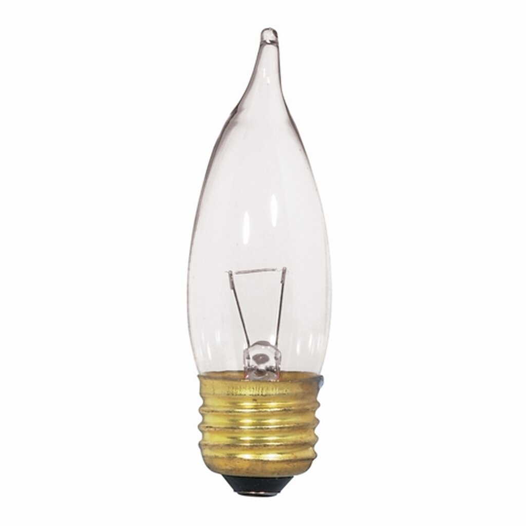 25 pack - Satco S3869 - 12 Volt 25W CA10 Warm White Incandescent