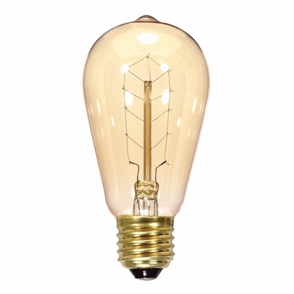 6 pack - Satco S2414 40W ST19 Light Bulb