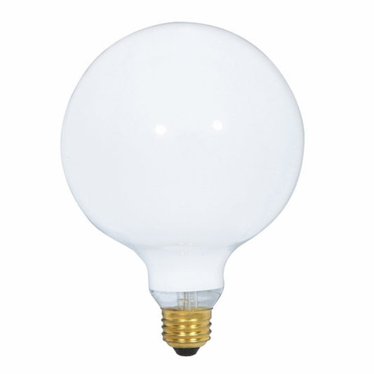 6 pack - Satco S3001 40W G40 Warm White Incandescent Light Bulb