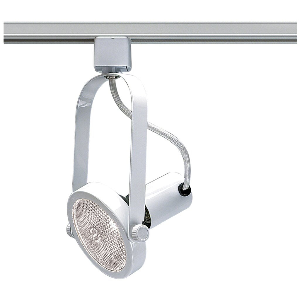 Satco TH224 Track Head Fixture 1 Light - PAR38 Gimbal Ring White